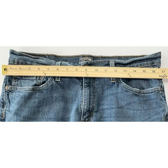 Men's Levi Strauss Gold Signature Straight Leg Jeans Size 34x30 (actual 34x28) - Picture 5 of 11